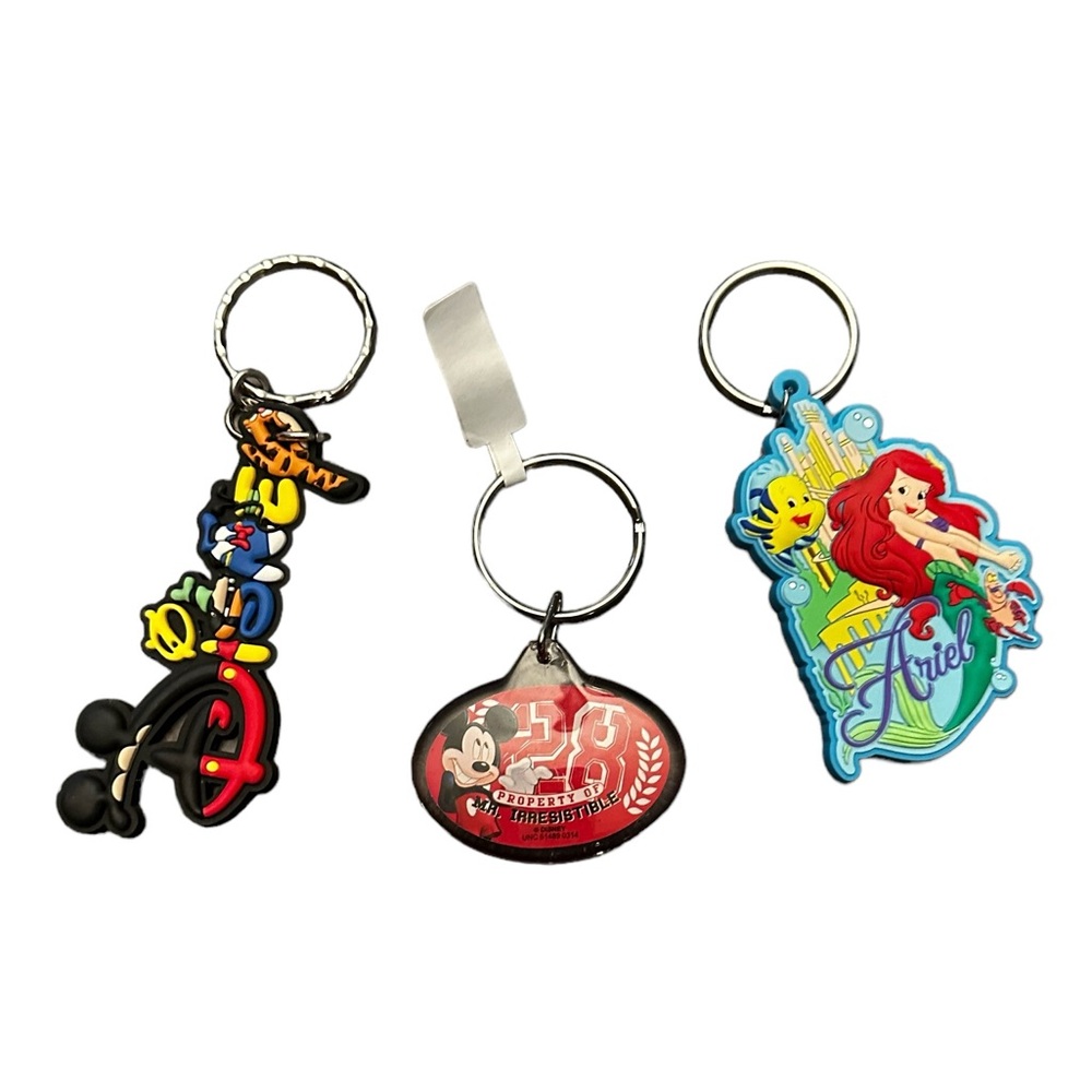 New 3 Disney keychains.